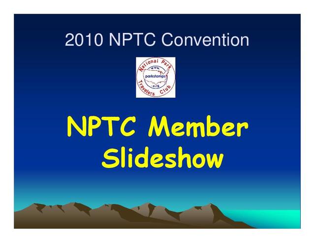 2010 NPTC Members Slideshow